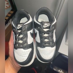 Nike Panda Dunks low toddler baby’s 8C Great condition